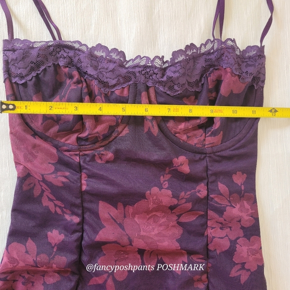 HOUSE of CB Azia This is the genuine, famous floral corset-back dress worn once - Picture 15 of 17